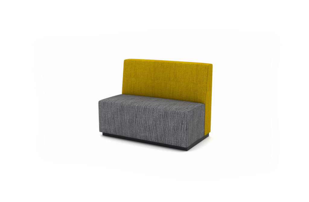 BEN 01 Benny modular breakout seating with backrest in upholstered finish — 2020 Furniture