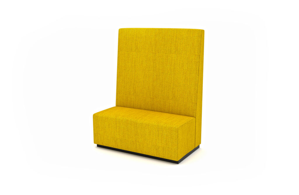 BEN 3 Benny modular breakout seating with high back in upholstered finish — 2020 Furniture