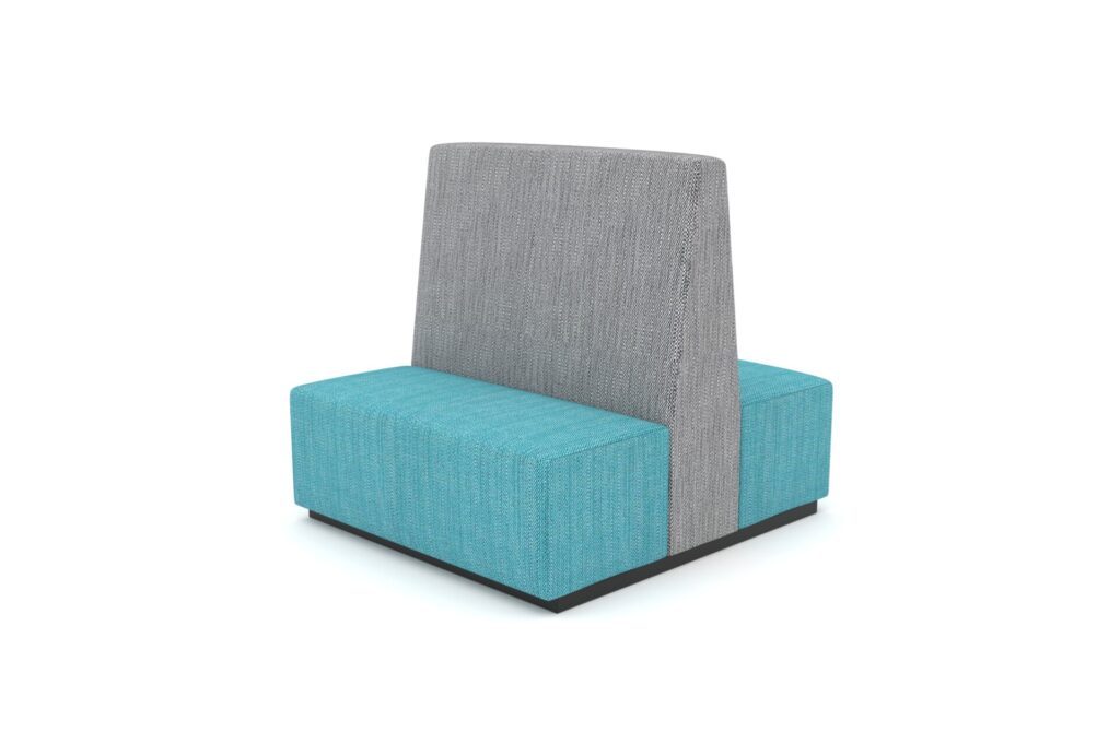 Benny modular breakout seating with high back in studio shot