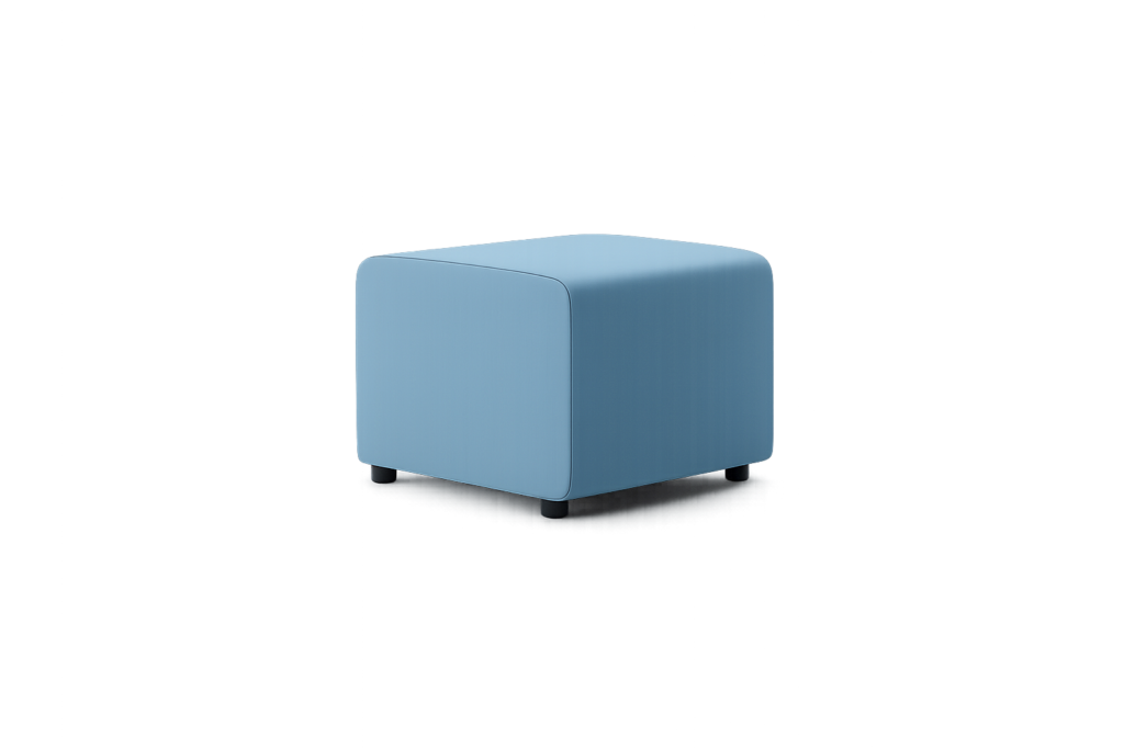 ALL 01 Ally modular breakout seating cube in upholstered finish — 2020 Furniture