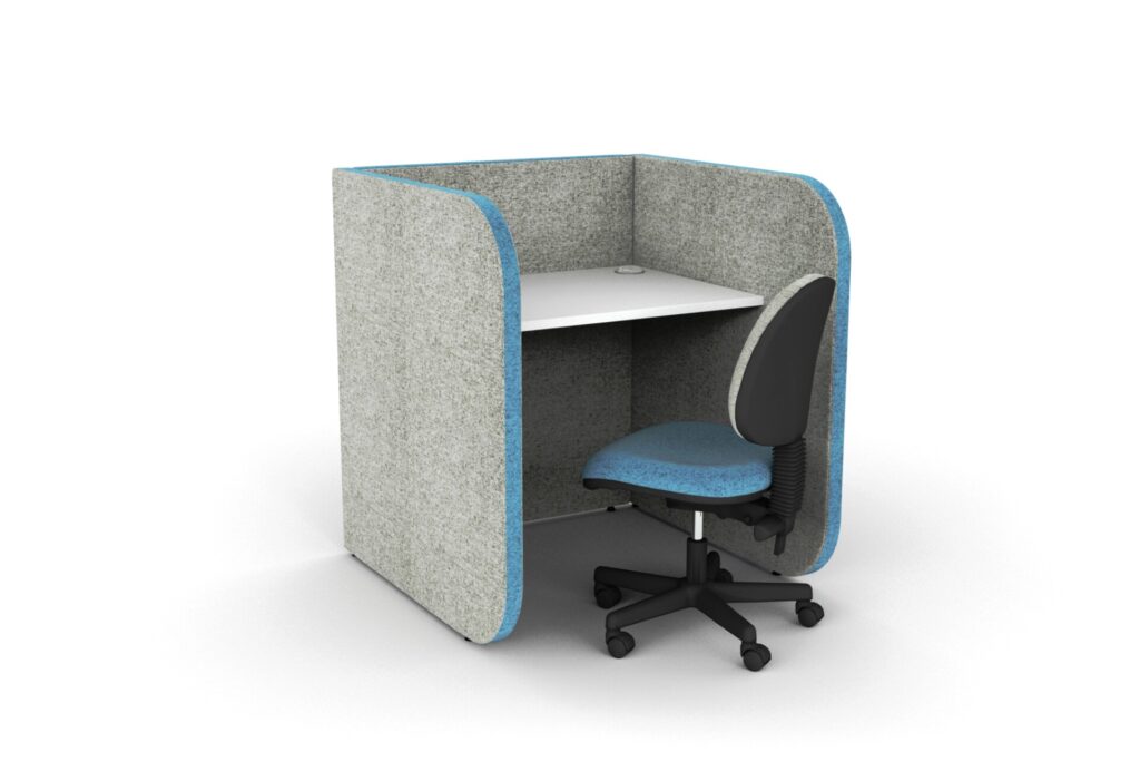 Flexi Focus office pod with desk and office chair