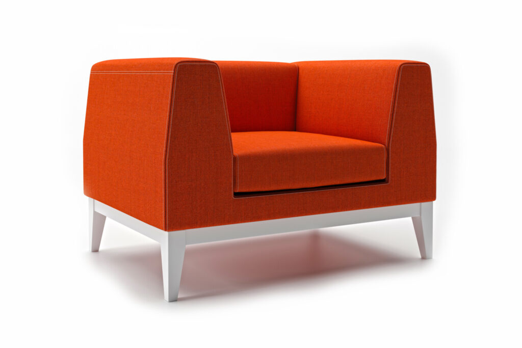 VER 01 Verta modular breakout armchair with white legs - 2020 Furniture