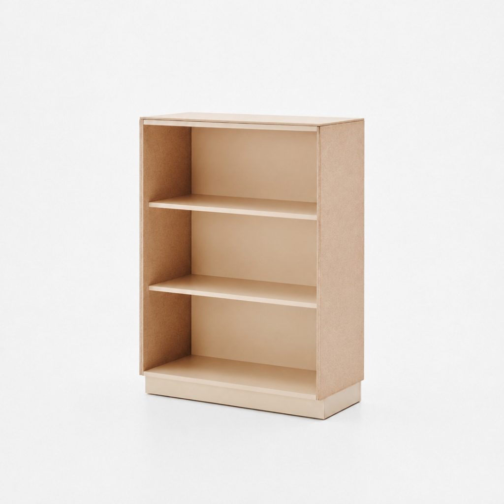 Soma S-05 modular office storage unit with three shelves on a white background