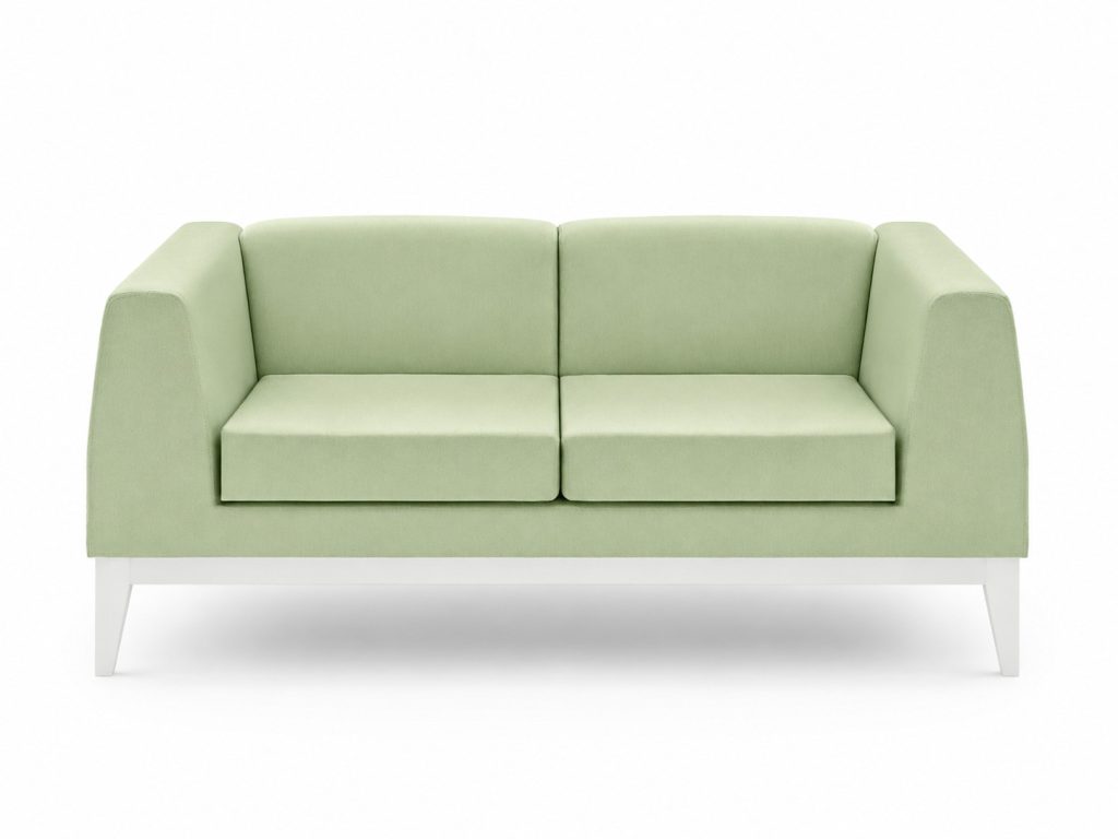 VER 02 Verta two-seater modular breakout sofa with white legs — 2020 Furniture
