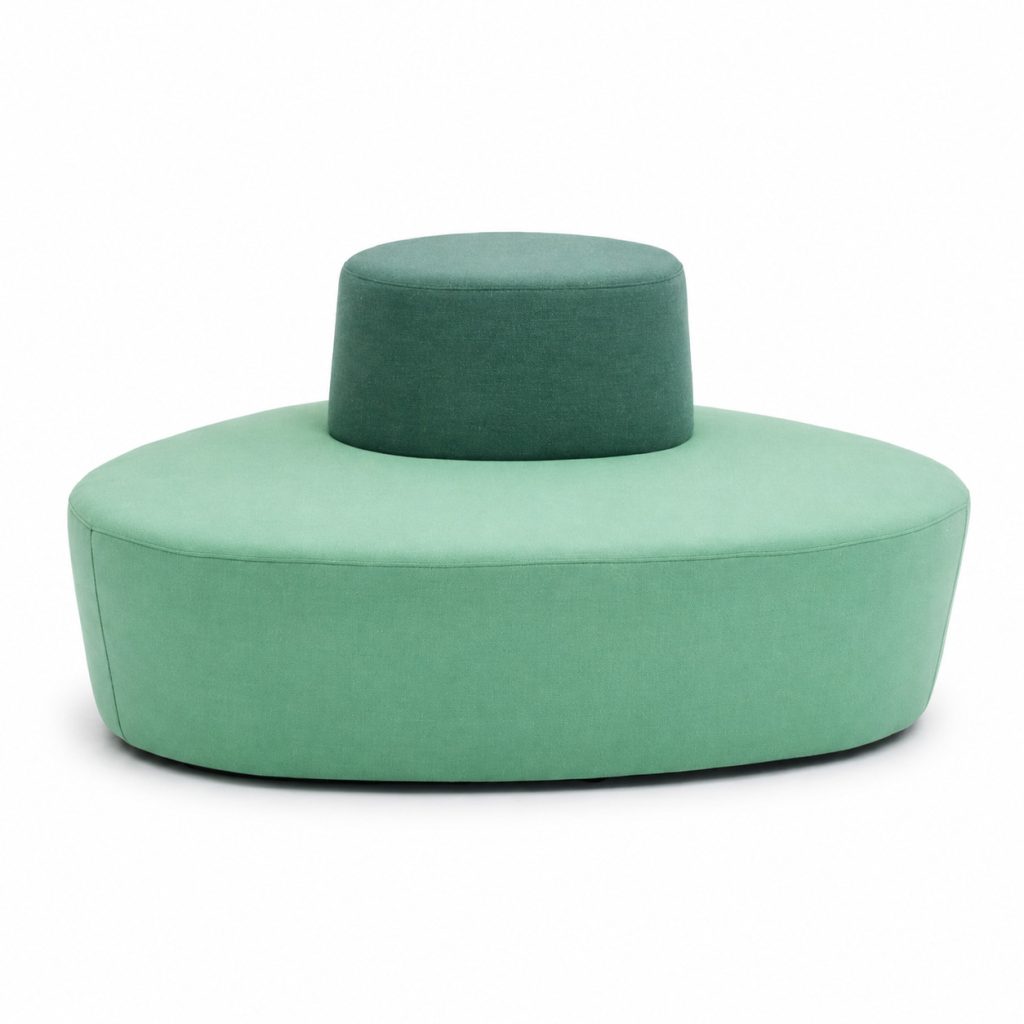 MUD 04 Muda modular breakout seating with two-tone upholstery - 2020 Furniture