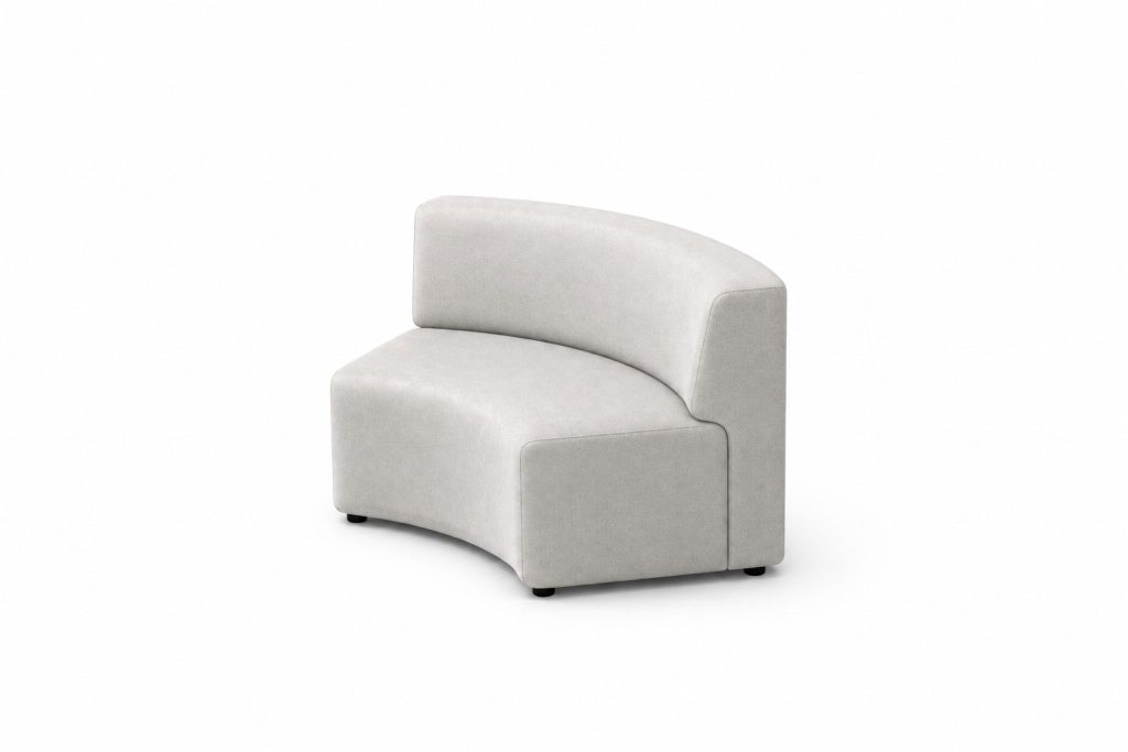 Ally curved modular breakout seating unit