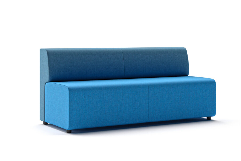 ALL 06 Ally modular breakout seating in blue upholstered finish — 2020 Furniture