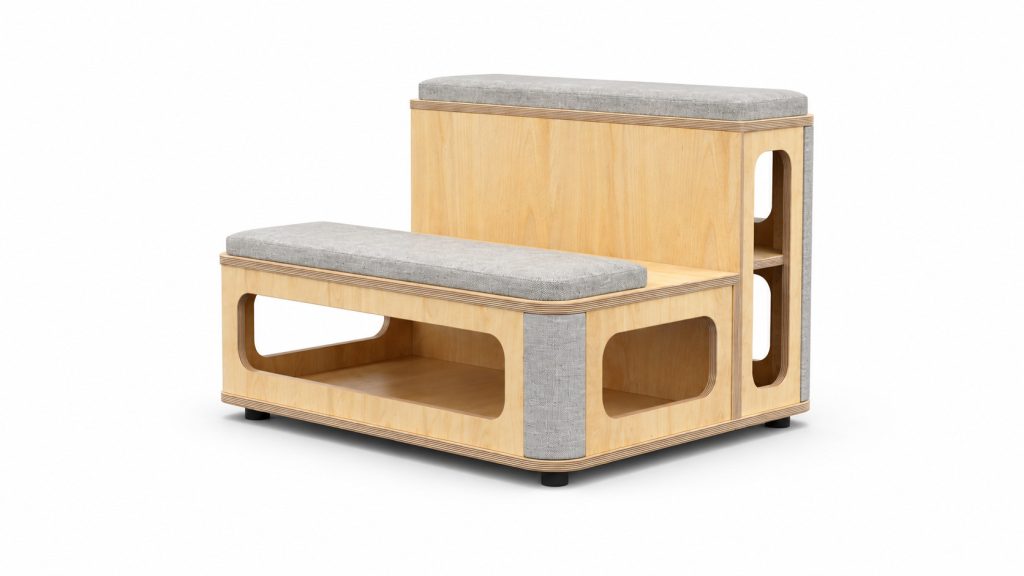 CAV 03L Cavea modular breakout seating with integrated storage — 2020 Furniture
