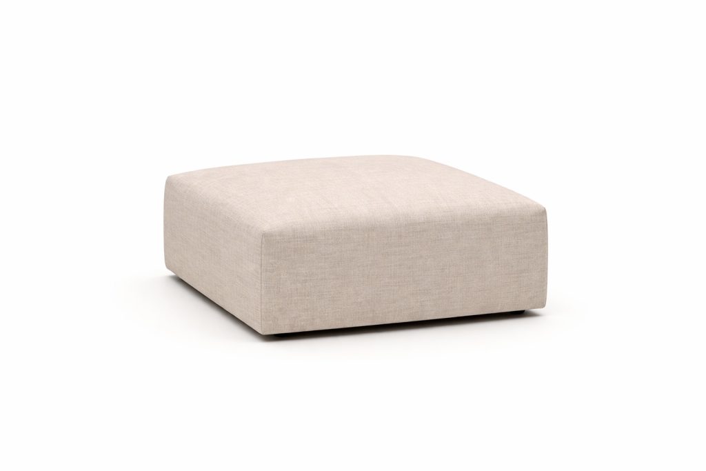 LIN 05 Lincs modular breakout seating ottoman in upholstered finish — 2020 Furniture
