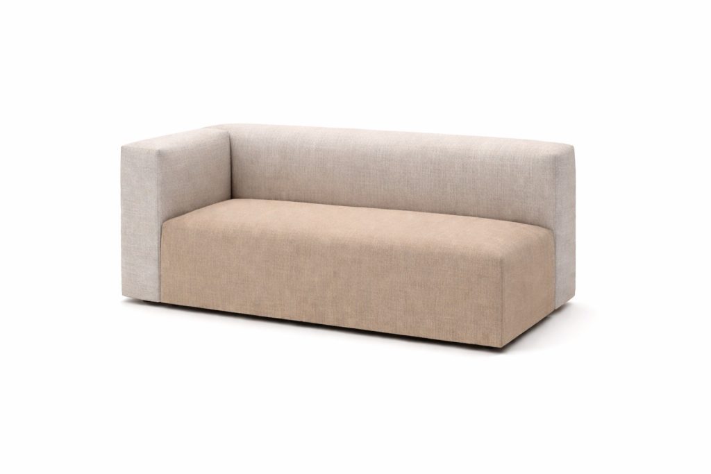 LIN 08 Lincs modular breakout seating with armrest in upholstered finish — 2020 Furniture