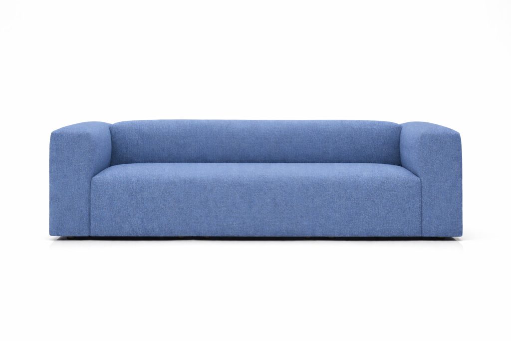 LIN 21 Lincs modular breakout seating in blue upholstered finish — 2020 Furniture
