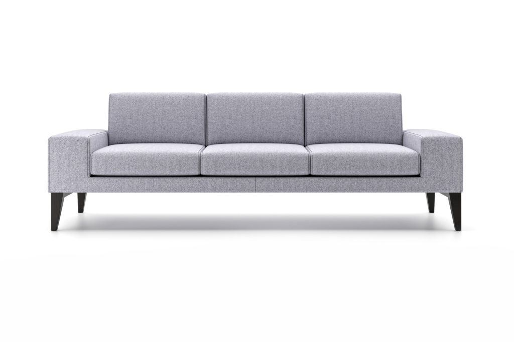 MIL 03 Milo three-seater modular breakout sofa with upholstered finish — 2020 Furniture