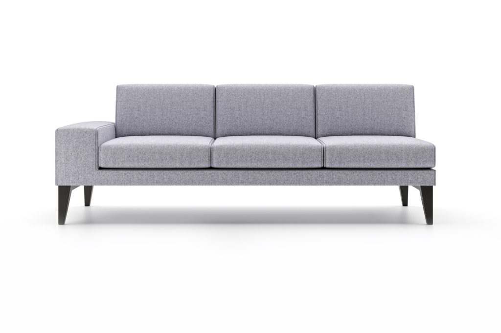 MIL 03 Milo modular breakout seating with single armrest — 2020 Furniture Design