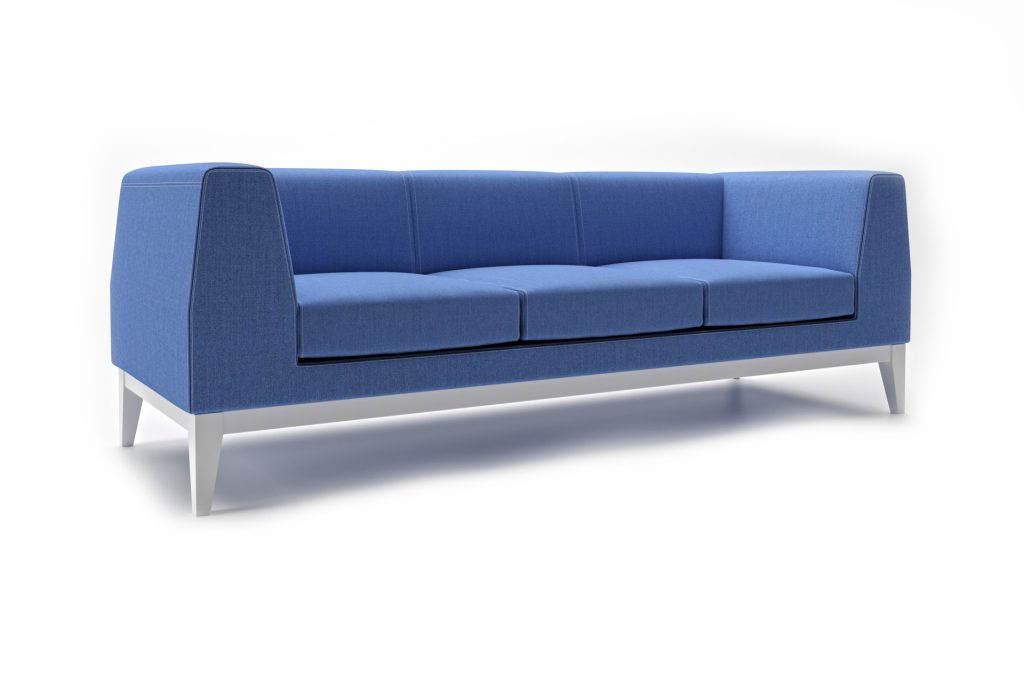 VER 03 Verta three-seater modular breakout sofa with white legs - 2020 Furniture
