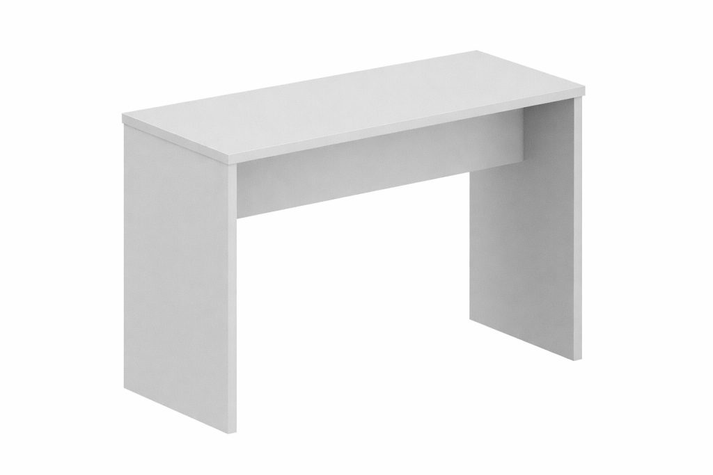 MOR 03 office table in a studio packshot on a white background