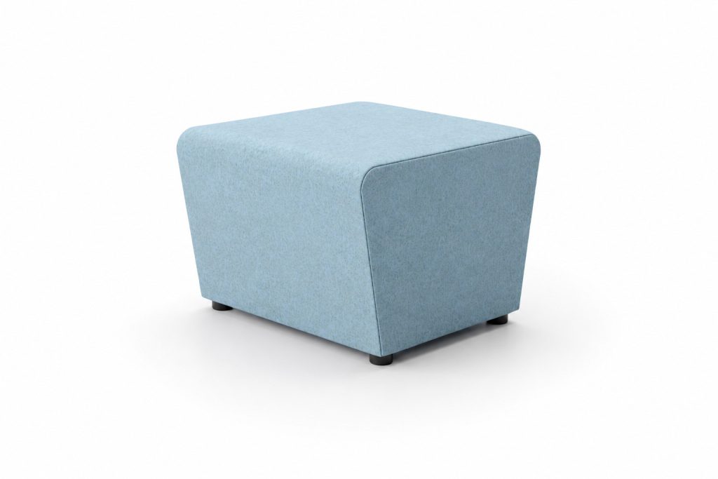 NAL 01 Ally modular breakout seating cube in upholstered finish — 2020 Furniture