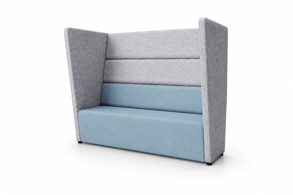NAL 13 Ally modular breakout seating with high back and acoustic panels — 2020 Furniture