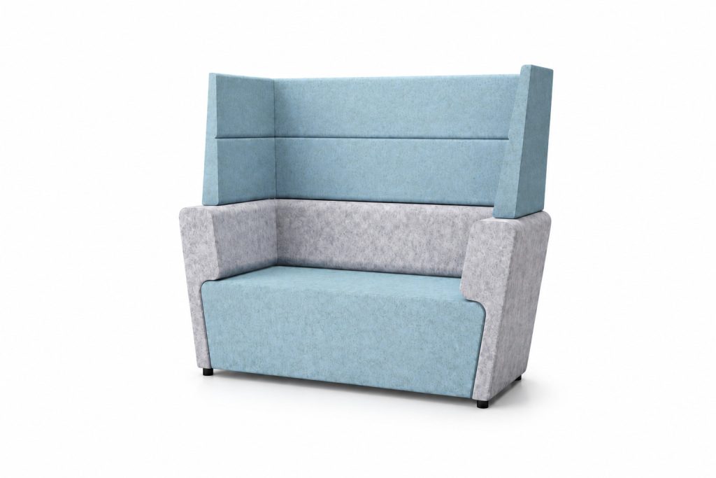 NAL 18 Ally modular breakout seating with high back and two-tone upholstery