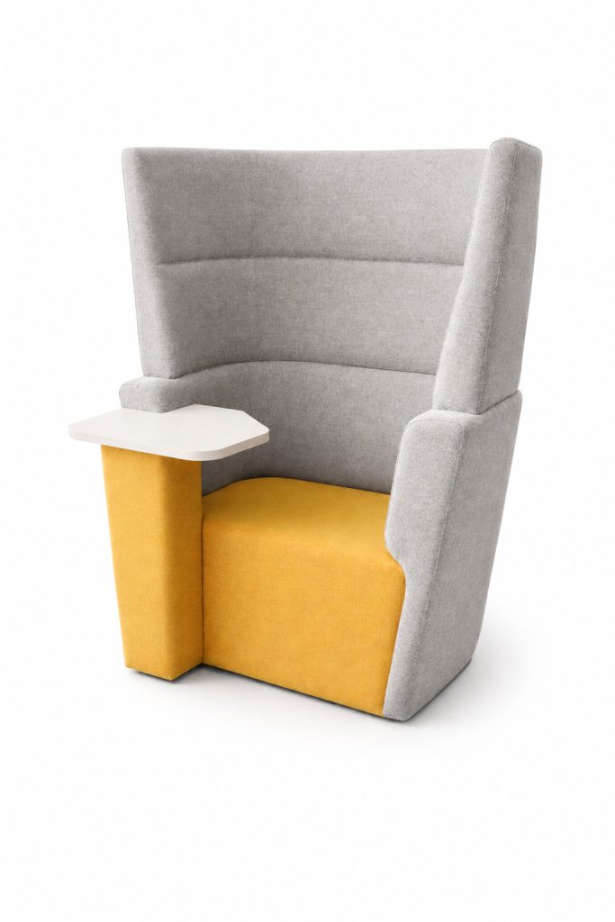 NAL 29 Ally modular breakout seating with high back and side table - 2020 Furniture
